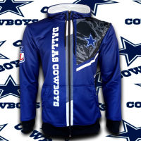 เสื้อแจ็คเก็ต อเมริกันฟุตบอล Jacket American football NFL แจ็คเก็ต ดัลลัส คาวบอยส์ #AF0001 ไซส์ S-XL