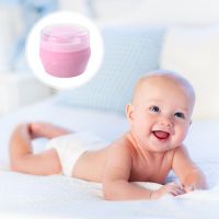 2 Sets Baby Powder Fluff Puff Bath Grooming Kit Newborn Makeup Applicator Sponge Talcum Dispenser