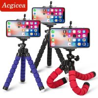 Mobile Phone Holders Tripod For Phone Flexible Sponge Octopus Mini Tripod For IPhone Mini Camera Tripod Phone Holder Clip Stand Selfie Sticks