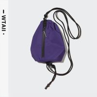 UNIQLO U Family Men And Women With The Same Style Sports Oblique Bag Mini Drawstring Bucket Bag Large Capacity Shoulder Bag Hand Bag 457191