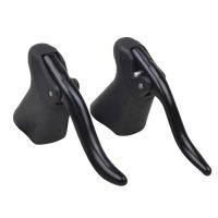 2Pcs Lightweight Aluminum Bicycle Brake Handle MTB Mountain Bike Cycling Brake Levers Front Rear Brake Levers Drop Handlebar Set