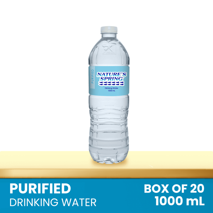 Nature's Spring Purified Water 1 Liter Lazada PH
