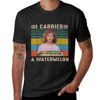 New I Carried A Watermelon Vintage T-Shirt Tee shirt anime men clothes 4XL 5XL 6XL