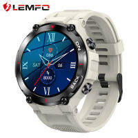 LEMFO K37 Smar-T นาฬิกากีฬา1.32 360 * 360px ระบบนำทาง GPS หน้าจอสัมผัสเต็ม40วันสแตนด์บายได้ยาวนานมาก IP67กันน้ำฟิตเนส/การตรวจสุขภาพที่รองรับแอนดรอยด์ IOS