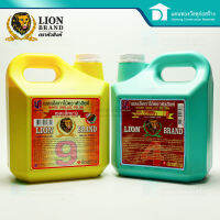 Lion Brand ตราหัวสิงห์ น้ำมันทาไม้ แชลแล็กทาไม้ เชลแล็คขาว เชลแล็คสีโอ๊ก สำหรับทาไม้ เฟอร์นิเจอร์ ขนาด 2 กิโลกรัม