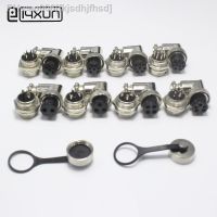 ❇℡ 1Set GX16 Aviation Connector 2 3 4 5 6 7 8 9 Pin XLR Right Angle Male Plug Female jack 16mm PCB Chassis Mount Socket