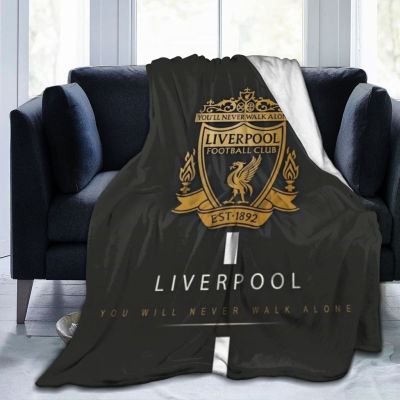 【พร้อมส่ง ผ้าห่ม ผ้าไมโครฟลีซ ผ้าสักหลาด แบบนุ่มพิเศษ ลาย Liverpool