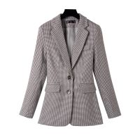 Houndstooth blazer womens Korean style fashion temperament age-reducing ladies fashion suits