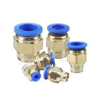 30/50/100PCS Pneumatic Fittings PC Male thread -M5 M6 1/8 1/4 to Tube pc4 6 8mm push air tube Straight connection pc6 8-01 02 [NEW]