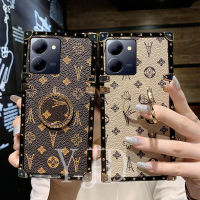 YJD ที่ยึดเพชร Y27เคสสำหรับ Vivo ลายดอกไม้เคสโทรศัพท์กันกระแทก