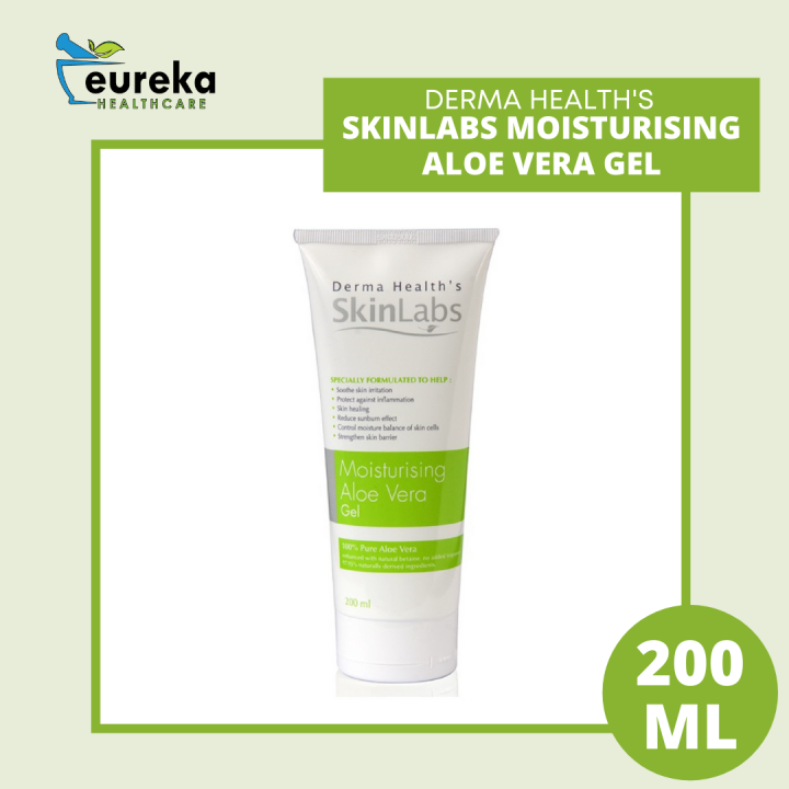 DERMA HEALTH'S SKINLABS MOISTURISING ALOE VERA GEL 200ML Lazada