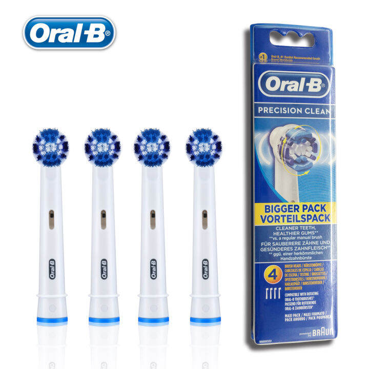 Oral-B หัวแปรงสีฟันไฟฟ้า รุ่น Precision Clean แพค 4 หัวแปรง ของแท้ ...