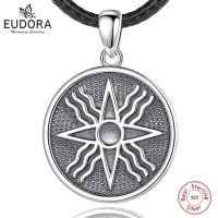 Eudora 925 Sterling Silver Star Of Shamash Necklace Vintage Assyrian Star Amulet Pendant Personality Jewelry Gift For Women Man