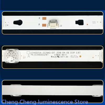 สำหรับ Haier LS50H610G 303490052155214 LED49D05AB-ZC29AG-01T 450mm 3V 5LED 100 ใหม่ LED Backlight Strip