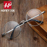 Retro Vintage Gaming Computer Glasses for Women Men Anti Blue Light Metal Frame Clear Lens Round Circle Eyeglasses Eyewear