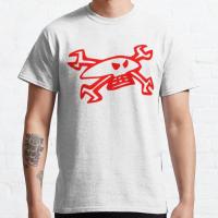 Guy Martin Skull Logo Red t shirt for Cagiva BMW Husqvarna Boxer Gas KTM Beta