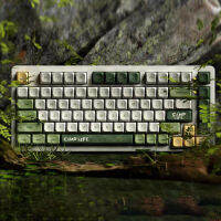 KeyTok KDA Profile Camp Life Dye Sub Keycap Set thick PBT for keyboard 87 tkl 104 ansi xd64 bm60 xd68 CSTC75 BM87 BM65