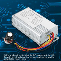 DC 12V-60V ตัวควบคุมความเร็วมอเตอร์แบบปรับได้ตัวควบคุมการควบคุมไดรฟ์