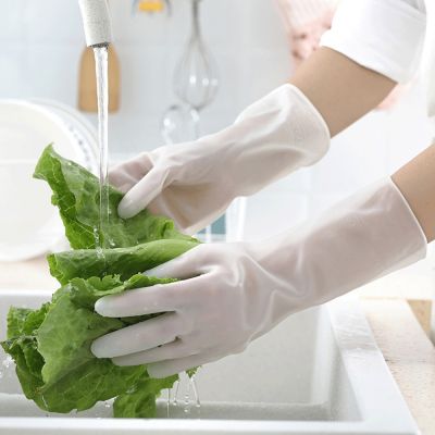 Household Cleaning Gloves Latex Food Grade Reusable Kitchen Vegetable Fruits Dishwashing Housekeeping Rubber Gloves For Dishes Safety Gloves
