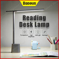 Baseus Reading Desk Lamp ซีรีส์พับโคมไฟโต๊ะอ่านหนังสือไฟอัจฉริยะความสว่างสูง Full-Spectrum สำหรับห้องนอนหน้าแรกสำหรับหอพักนักเรียนห้อง