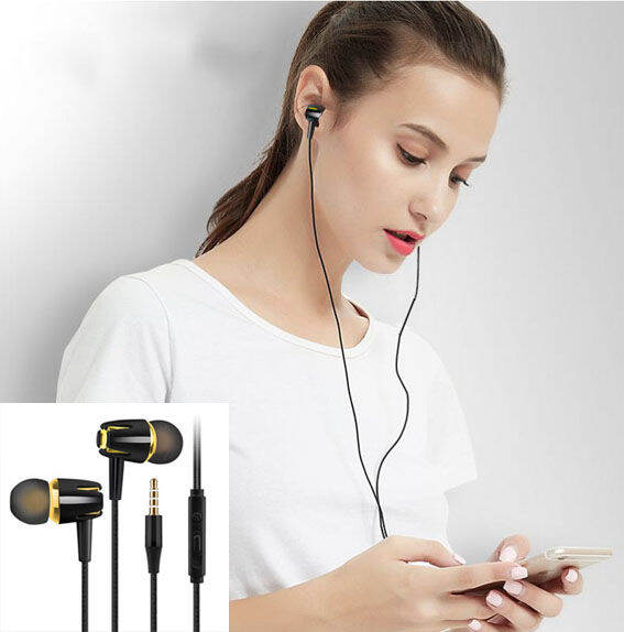 babelmarket-in-ear-headphones-หูฟังแบบสอดหู-รุ่นใหม่-สีดำและสีทอง