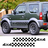 Car Side Skirts Stickers For Suzuki Jimny Auto DIY Vinyl Film Stylish Graphics Decals Racing Sports Tuning Car Essories Auto