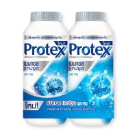 พร้อมจัดส่ง โพรเทคส์ แป้งเย็น สูตรเมนทอล แคปซูล คูล บลู 280 กรัม แพ็คคู่ Protex Menthol Talcum Capsule Cool Blue 280 g Twin โปรโมชั่นพิเศษ มีเก็บเงินปลายทาง