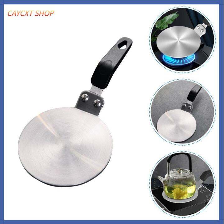 CAYCXT SHOP Silver Induction Cooker Plate Stainless Steel Heat