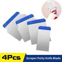 4pcs/lot Scraper Putty Knife Blade Painting Tools Hand Plastering Cleaning Blade Shovel for Wallpaper/Decals/Drywall Finishing Furniture Protectors  R