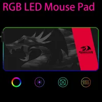 Redragon PC Gamer Desk Mat Gaming Mouse Pad Rgb Mousepad Msi Mouse Mats Xxl Hot 90X40 Gamer Accessories Big Mousepad Mouse Gamer