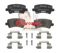 P86 021X ผ้าเบรก-R-แท้ BREMBO รุ่น XTRA : VOLVO XC60 2.0 " เครอป อะไหล่ยนต์"