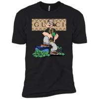 เสื้อยืดโอเวอร์ไซส์POPEYE GUSSI MEN เสื้อเชิ้ตผ้าฝ้ายบริสุทธิ์ #cod ]G4 S-5XL