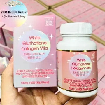 Tính năng chính của White Collagen Vita màu hồng là làm căng bóng da và mang lại sự trắng sáng tự nhiên.
