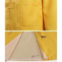 Little Nightmares 2 Mono Six Cosplay Costume Hungry Kids Little Six Yellow Long Jacket Coat Halloween Suit Raincoat