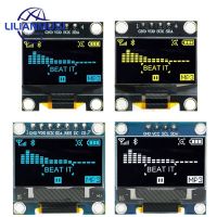 ของแท้0.96นิ้ว Oled อนุกรมสีขาว OLED โมดูลแสดงผล128X64 I2C บอร์ดสำหรับ Arduino 12864หน้าจอ LCD