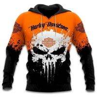 NEW Harley-DAVIDSON FullPrint Sublimation hoodies Men Women 005756