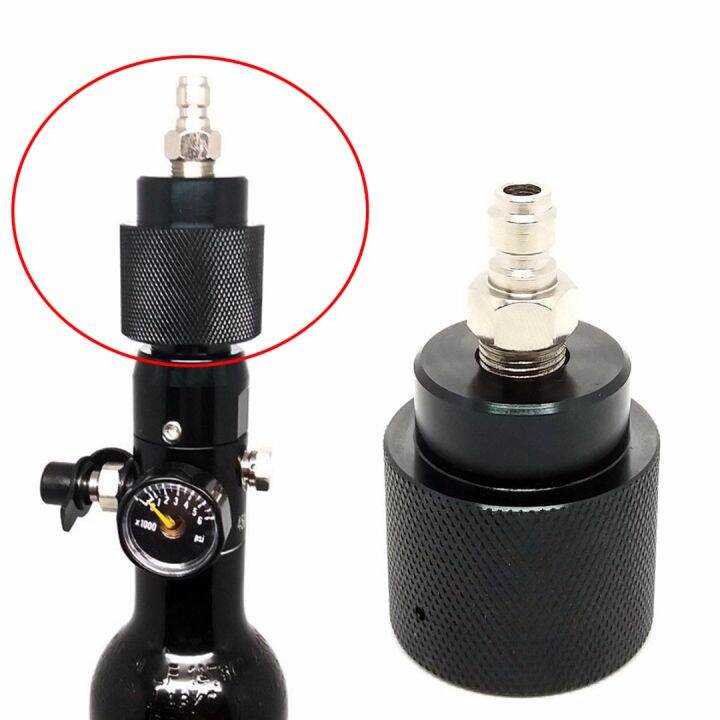Paintball Co2 Air Compressed Tank Refill Adapter Regulator 0300psi