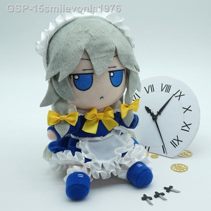 ธ-ค-ธ-ค-15smilevonla1976-touhou-projeto-boneca-de-pel-cia-brinquedos-izayoi-sakuya-20ซม-คอสเพลย์-fumo-para-นำเสนอ