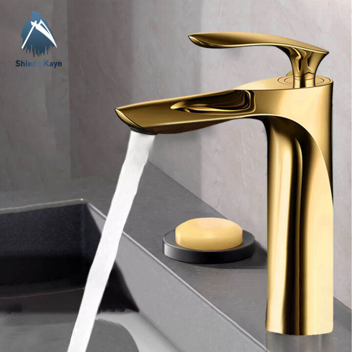 Kayn Brushed Gold Bathroom Faucet Single Hole Modern Bathroom Sink   Dbd6beedbe4586ae3015dd9bd20aa848  720x720q80 