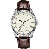 {Miracle Watch Store} นาฬิกาสไตล์เรโทรพร้อมตัวเลขโรมัน Japan Movement Crocodile PU Leather Strap