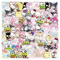 10/50ชิ้นโปสเตอร์ Kawaii Sanrio สติ๊กเกอร์ Kuromi My Melody Cinnamoroll รูปลอกการ์ตูนกระเป๋าเดินทางแล็ปท็อปโทรศัพท์กระเป๋าสติ๊กเกอร์เด็กสติกเกอร์ของเล่นและป้าย