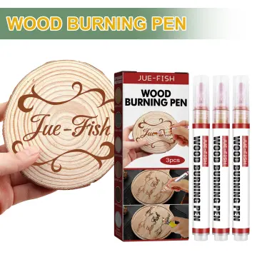 Wood Burning Pen Scorch Wood Burned Marker Pyrography Pens for DIY Projects  Fine Tip Woodworking Supplies