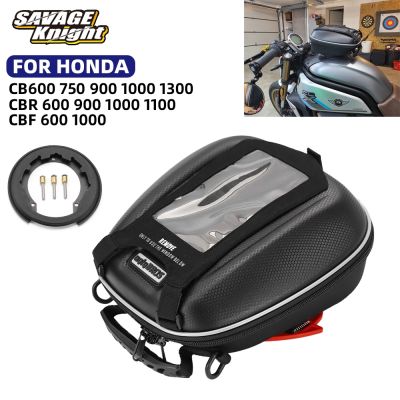 ♘❧ Motorcycle Waterproof Racing Backpack For HONDA CBF CB CBR 600 900 1000 1100 CB750 CB1300 Tank Bag Tanklock Luggage Saddle Bag