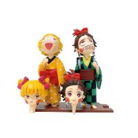 Dijjd ของขวัญอะนิเมะญี่ปุ่น Kawaii Yuukaku-Hen ของเล่นสะสม Zeninosuke Kimetsu No Yaiba Tanjiriu ตุ๊กตาขยับแขนขาได้อะนิเมะของเล่นโมเดลพีวีซีหุ่นของเล่นฆ่าปีศาจ