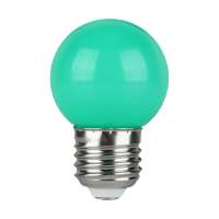 หลอด LED ปิงปอง HI-TEK HLLC00001G 1 วัตต์ E27 สีเขียวLED BALL LAMP HI-TEK HLLC00001G 1W E27 GREEN **สินค้าแนะนำ**