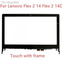 ◎♛☫ 16ig3506 14 para lenovo flex 2 2-14 14d frente outter painel tela de toque digitador lente vidro sensor substituição quadro