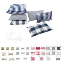 hot！【DT】◇▲✉  Sofa Cushion Cover 30X50/45X45CM Strip Hotel Office Couch Waist Throw