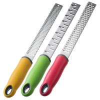 Kitchen Graters set of 3 Stainless Steel Zester Chocolate-Garlic-Ginger-Nutmeg-Coconut-Spice-Parmesan Cheese Shredder grater