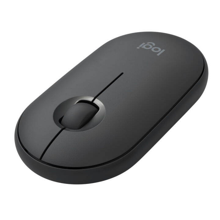 logitech-m350-pebble-wireless-and-bluetooth-mouse-เมาส์ไร้สาย-เสียงคลิกเบา-สีดำ-ของแท้-ประกันศูนย์-1ปี-graphite