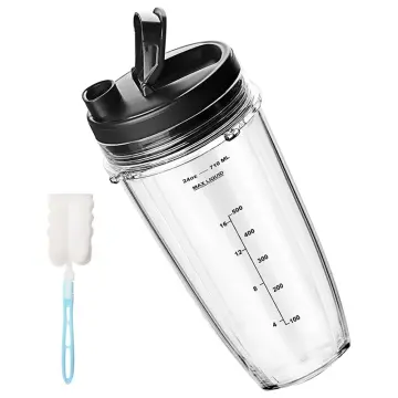 Blender Replacement Parts for Ninja, 2 24Oz Cups with To-Go Lids, 7 Fins  Extract